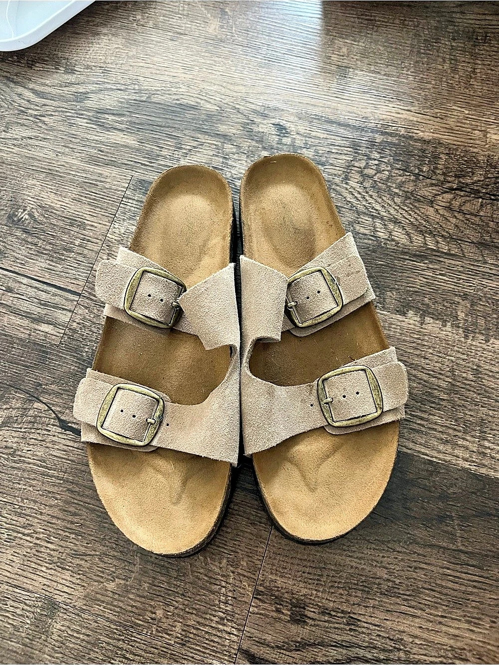 Birkenstock Arizona Soft Footbed Sandal Brown & Beige